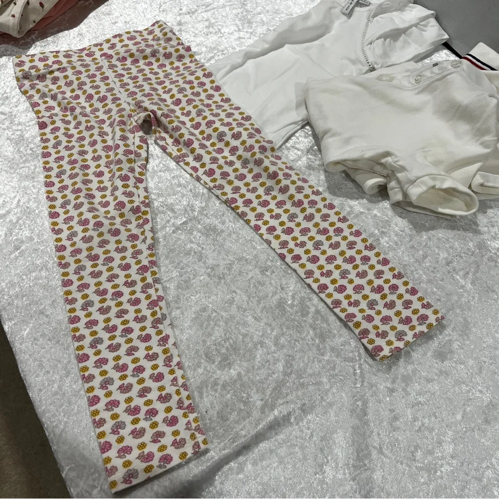 Lot bundle Of 6 Pieces Mix Kids Clothing Tops And Leggings Size 6 Girls - Picture 7 of 10